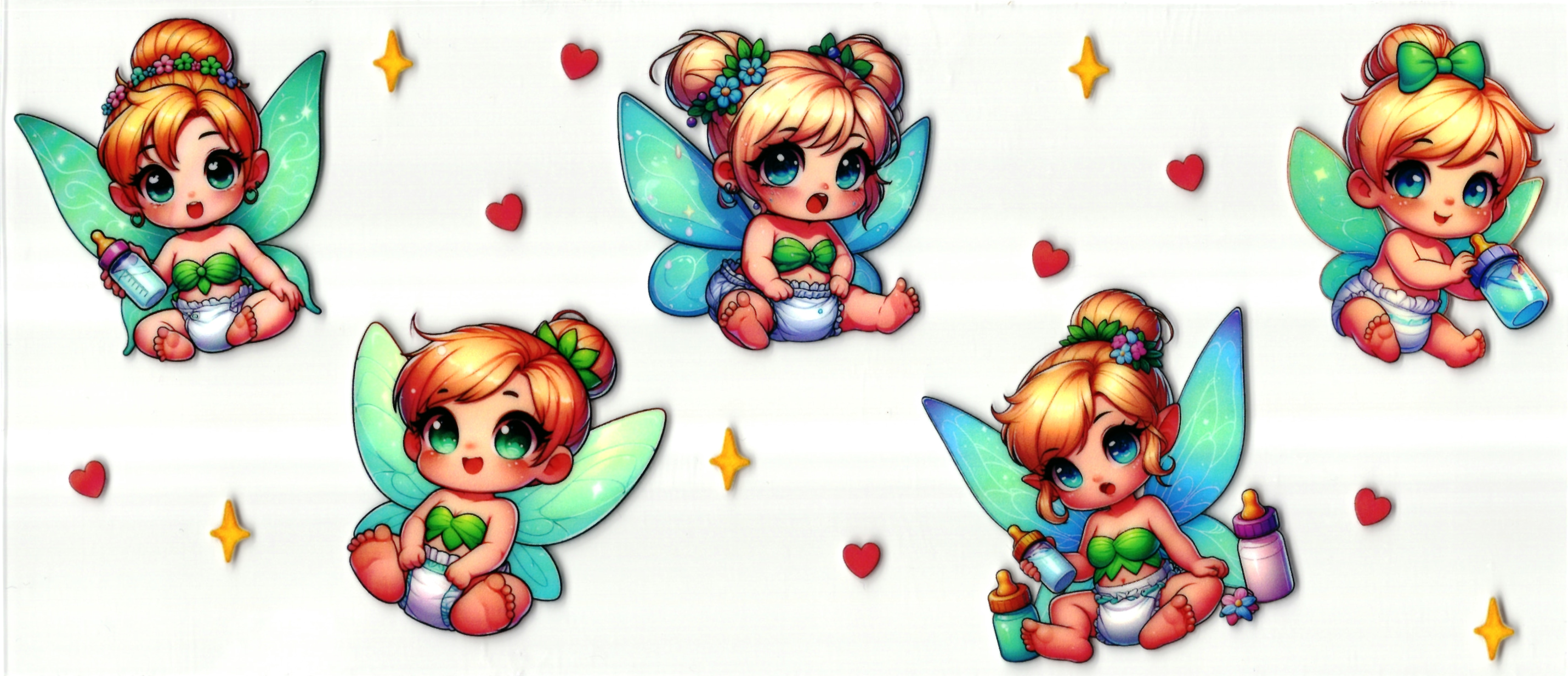 UV DTF cup sticker Tinkerbell