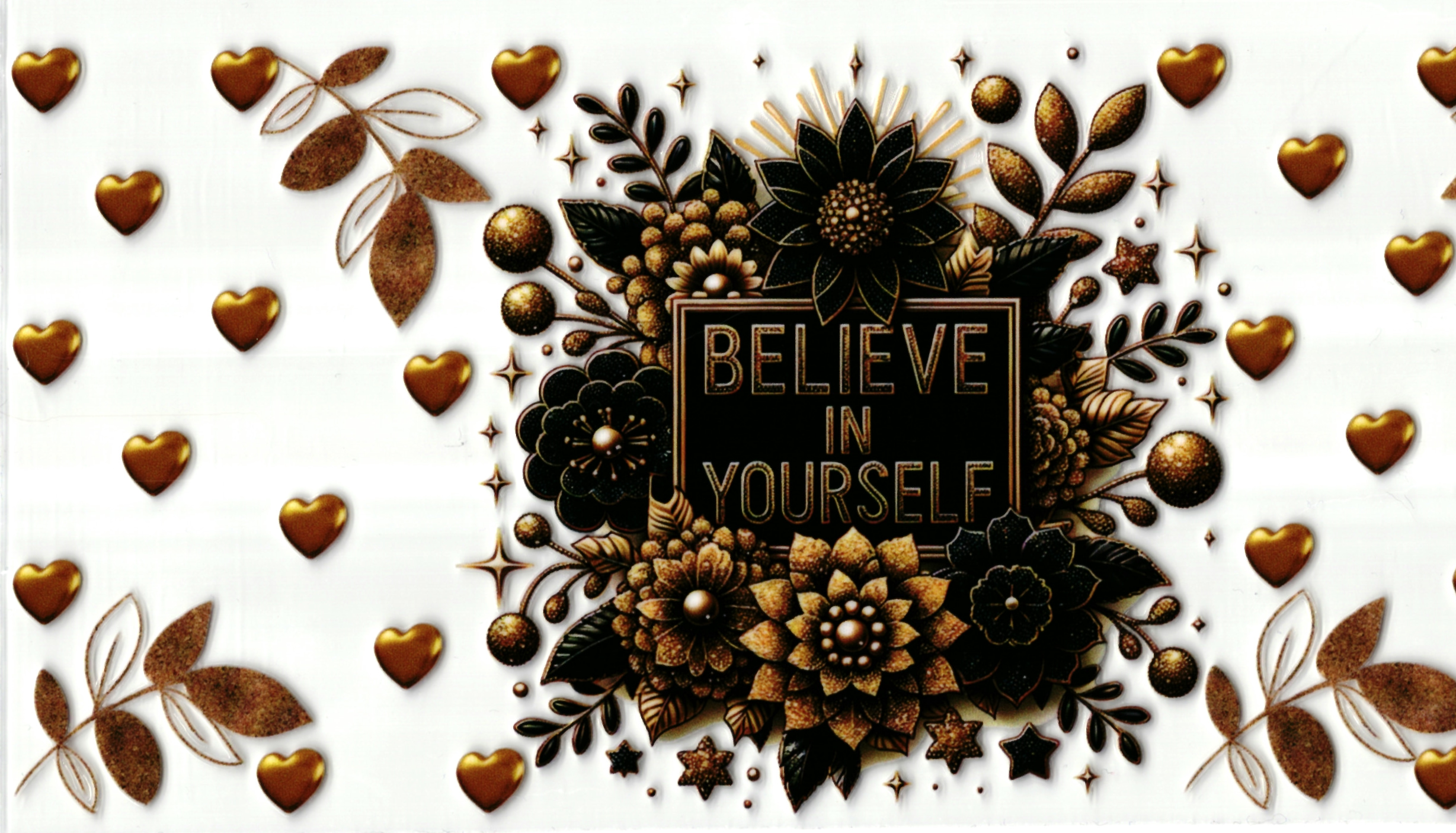 UV DTF cup sticker believe-geloof