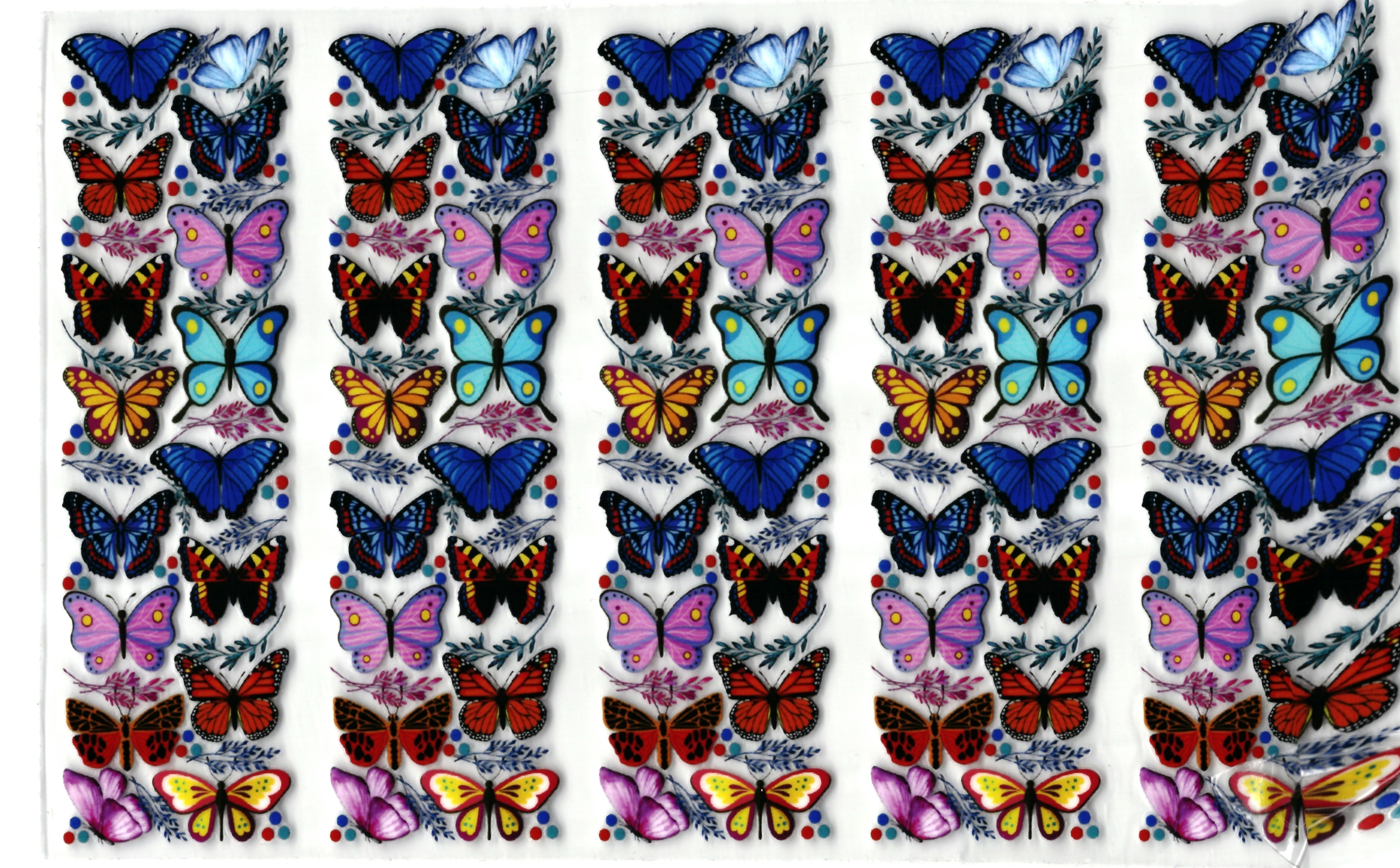UV DTF pen sticker vlinders