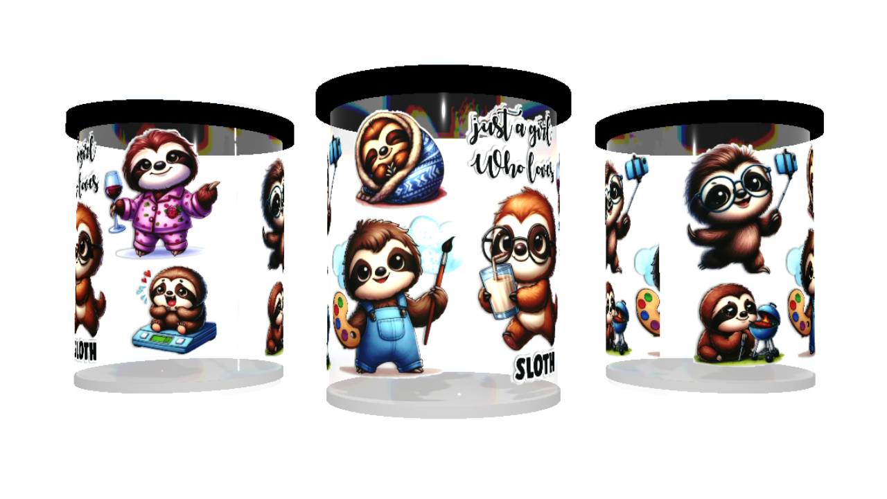 UV DTF cup wrap sticker luiaard