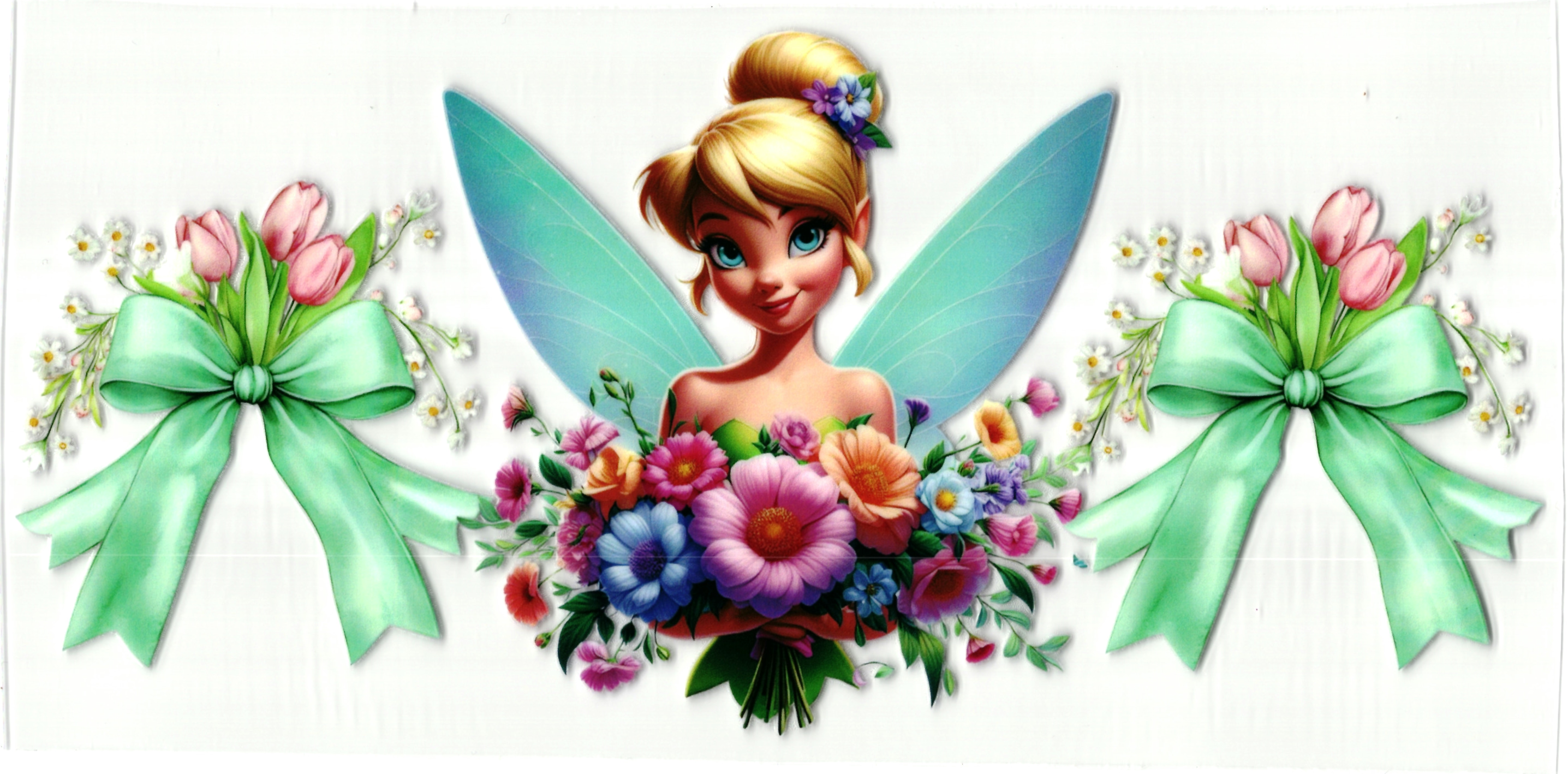 UV DTF cup sticker Tinkerbell