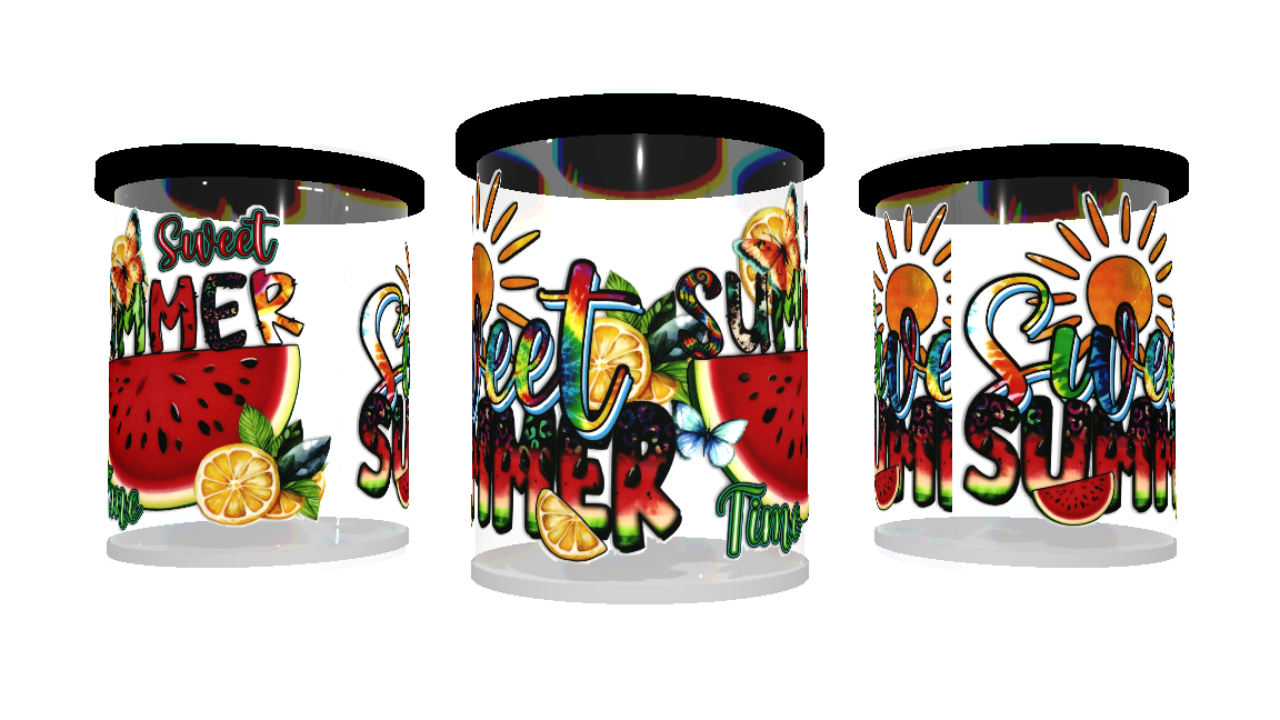 UV DTF cup wrap sticker watermeloen