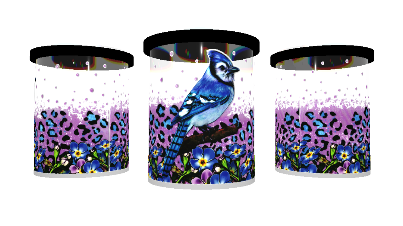UV DTF cup wrap sticker vogel