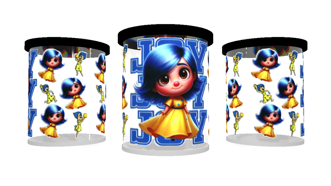 UV DTF cup sticker Inside Out (Joy)