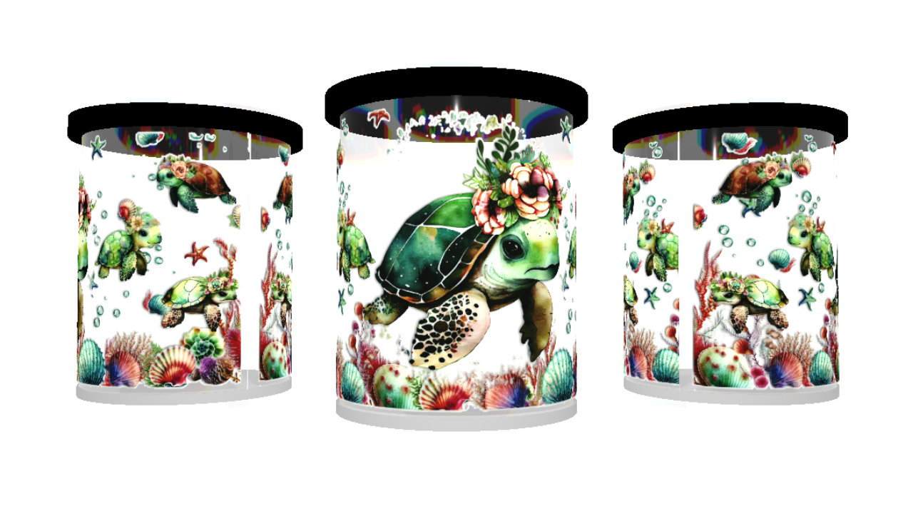 UV DTF cup sticker schildpad