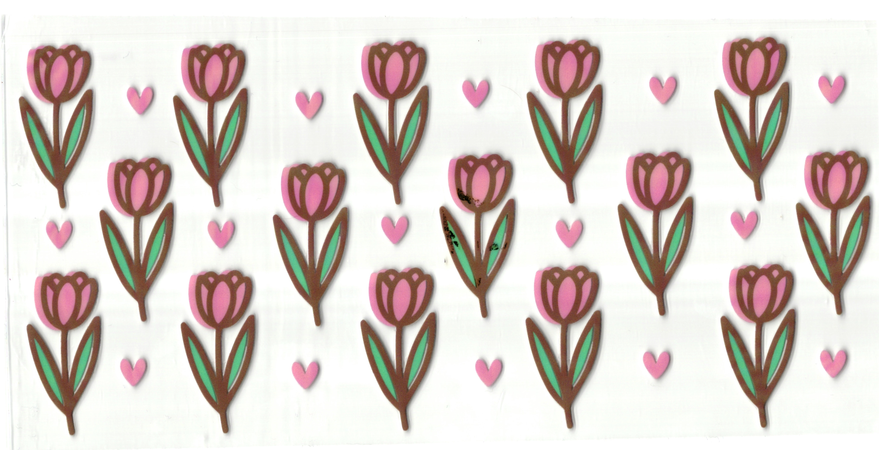 UV DTF cup wrap Tulpen