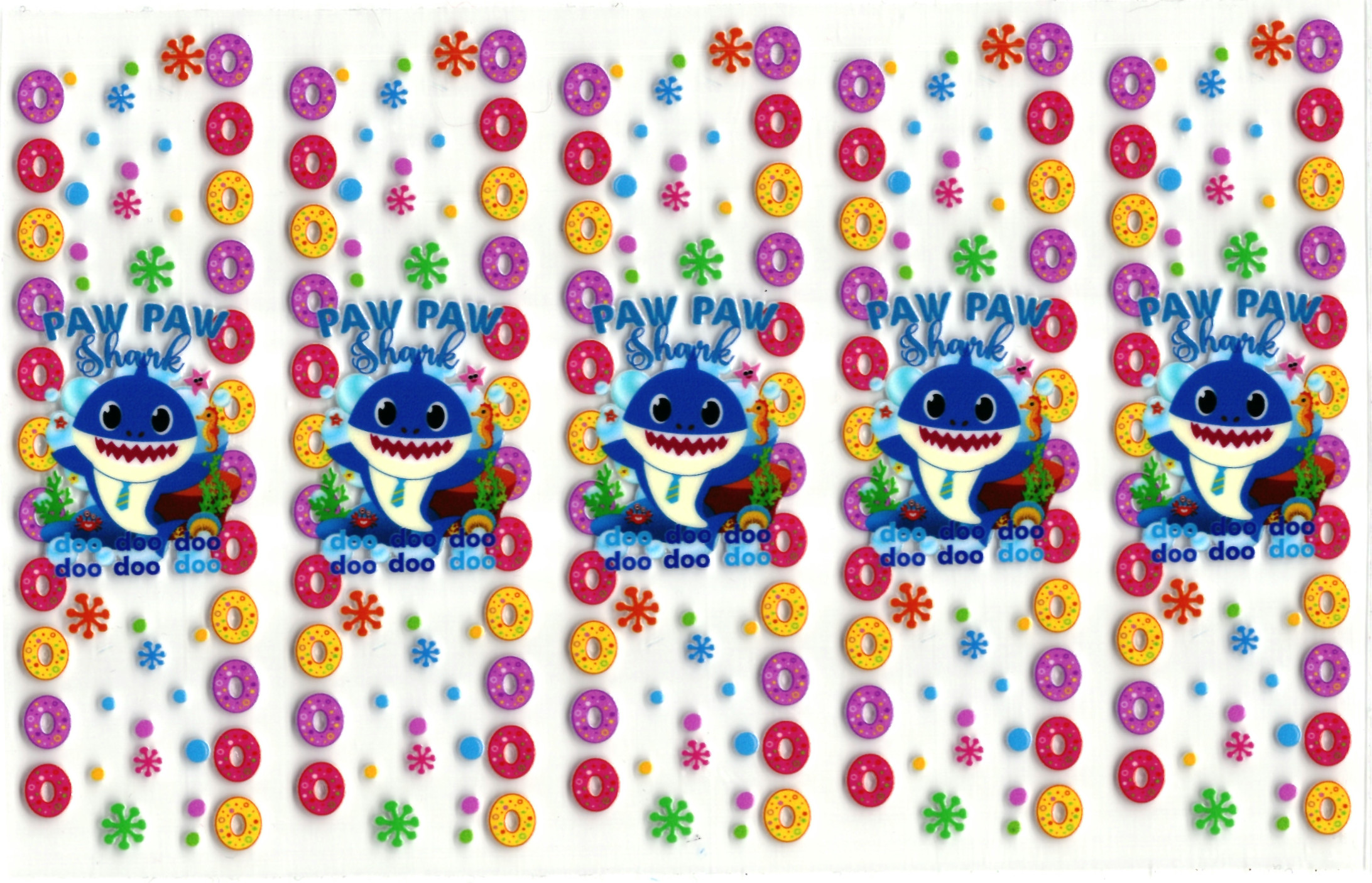 UV DTF pen sticker Paw Paw haai