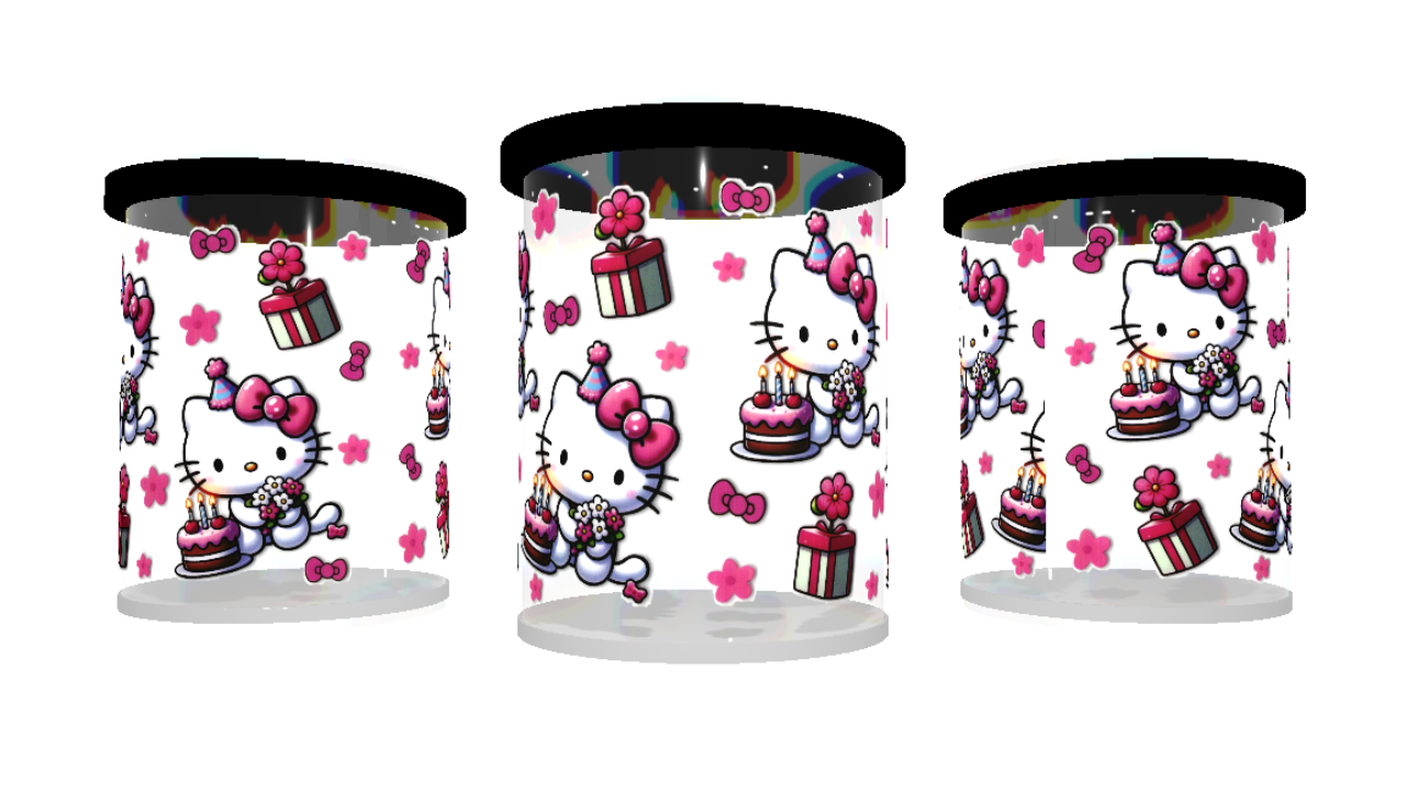 UV DTF cup sticker Hello Kitty
