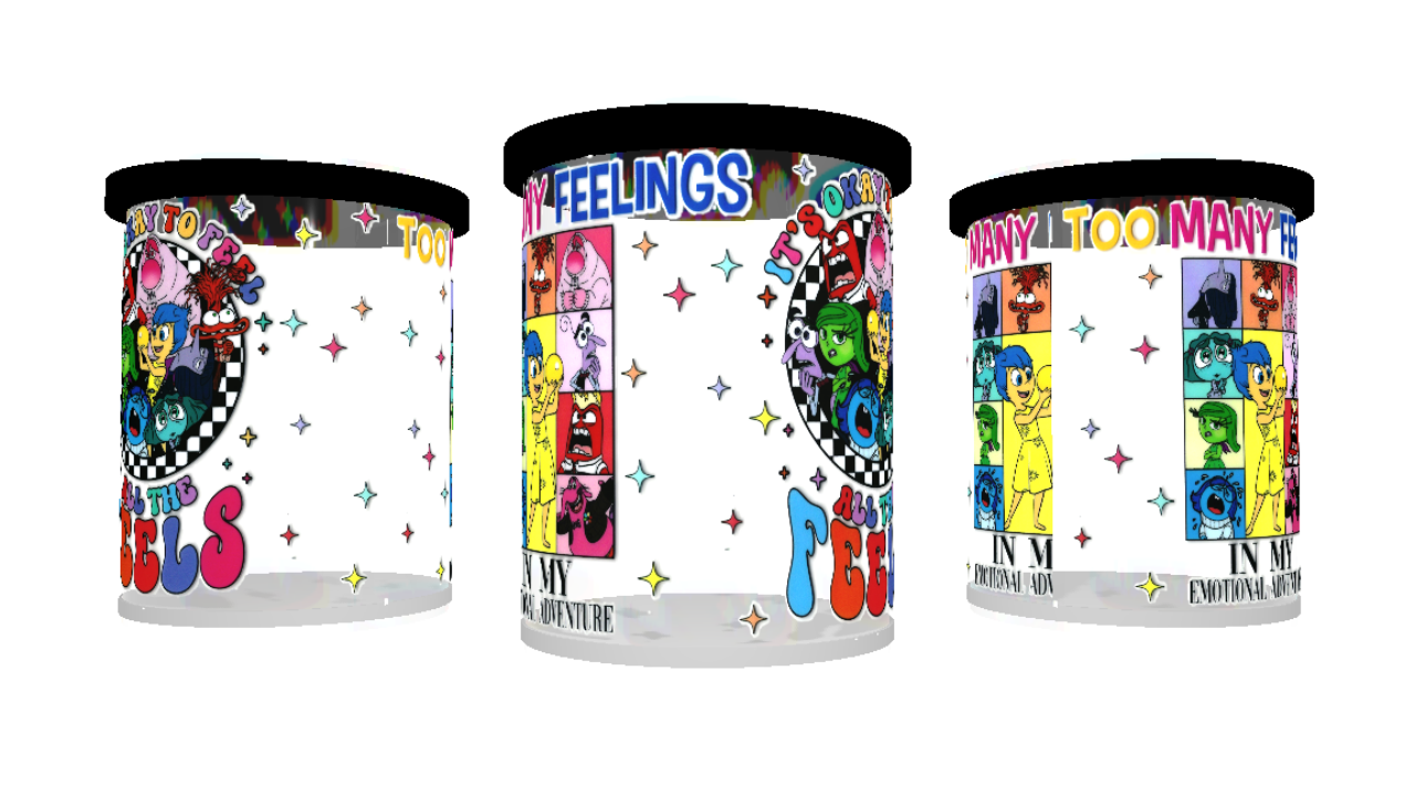 UV DTF cup sticker Inside Out
