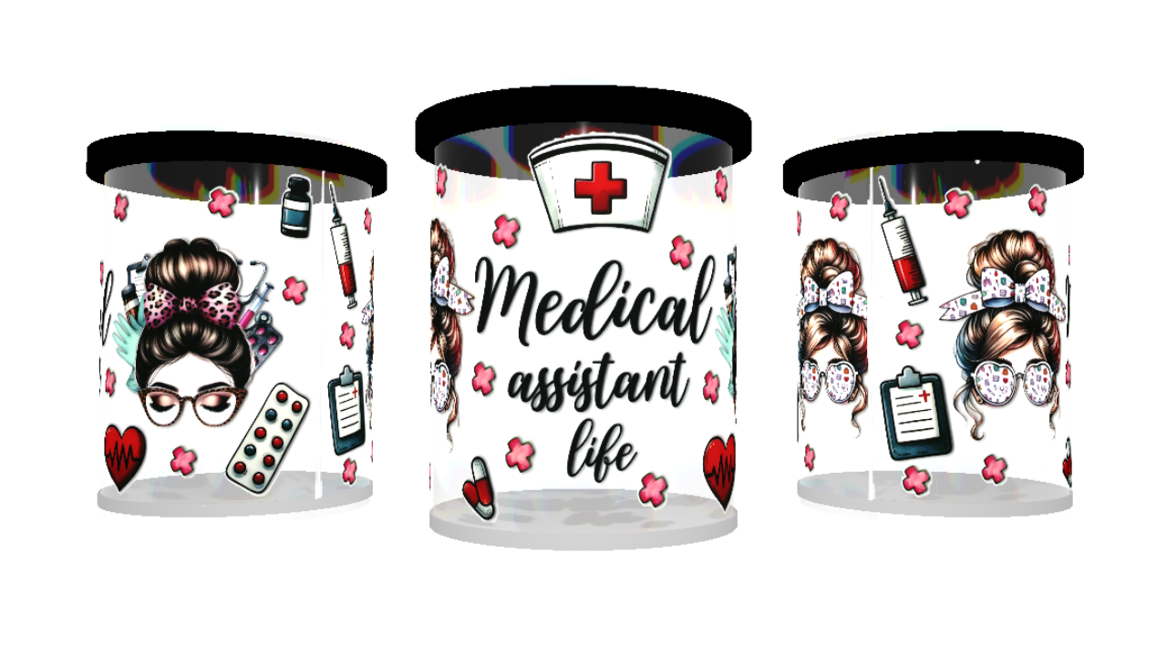UV DTF cup sticker nurse - mom