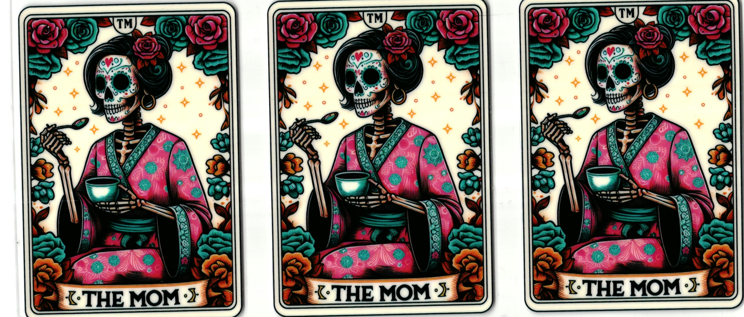 UV DTF cup wrap mom - skelet