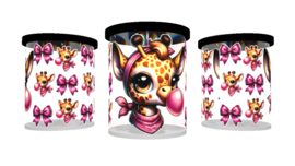 UV DTF cup stickers giraf