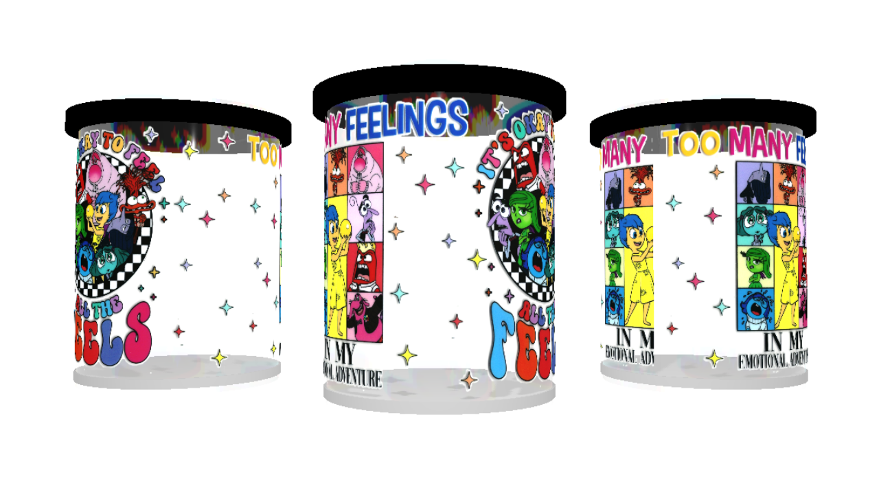 UV DTF cup sticker Inside Out