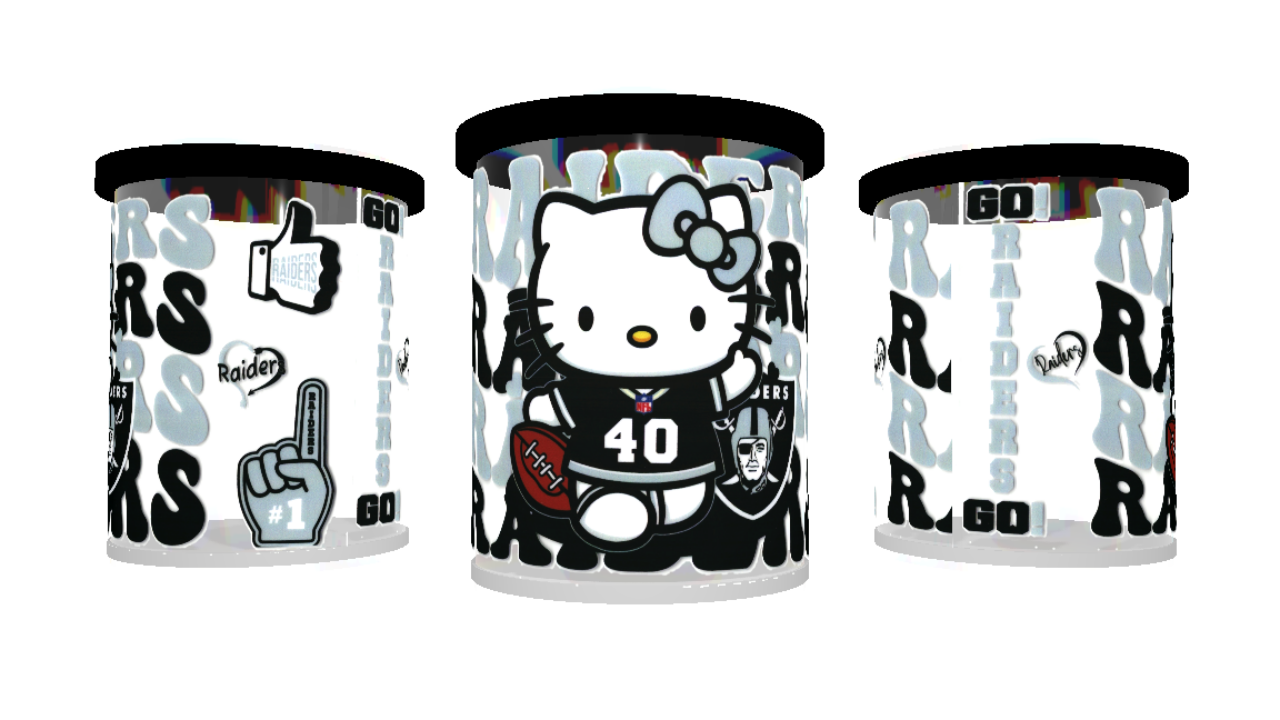 UV DTF cup sticker Hello Kitty - Raiders