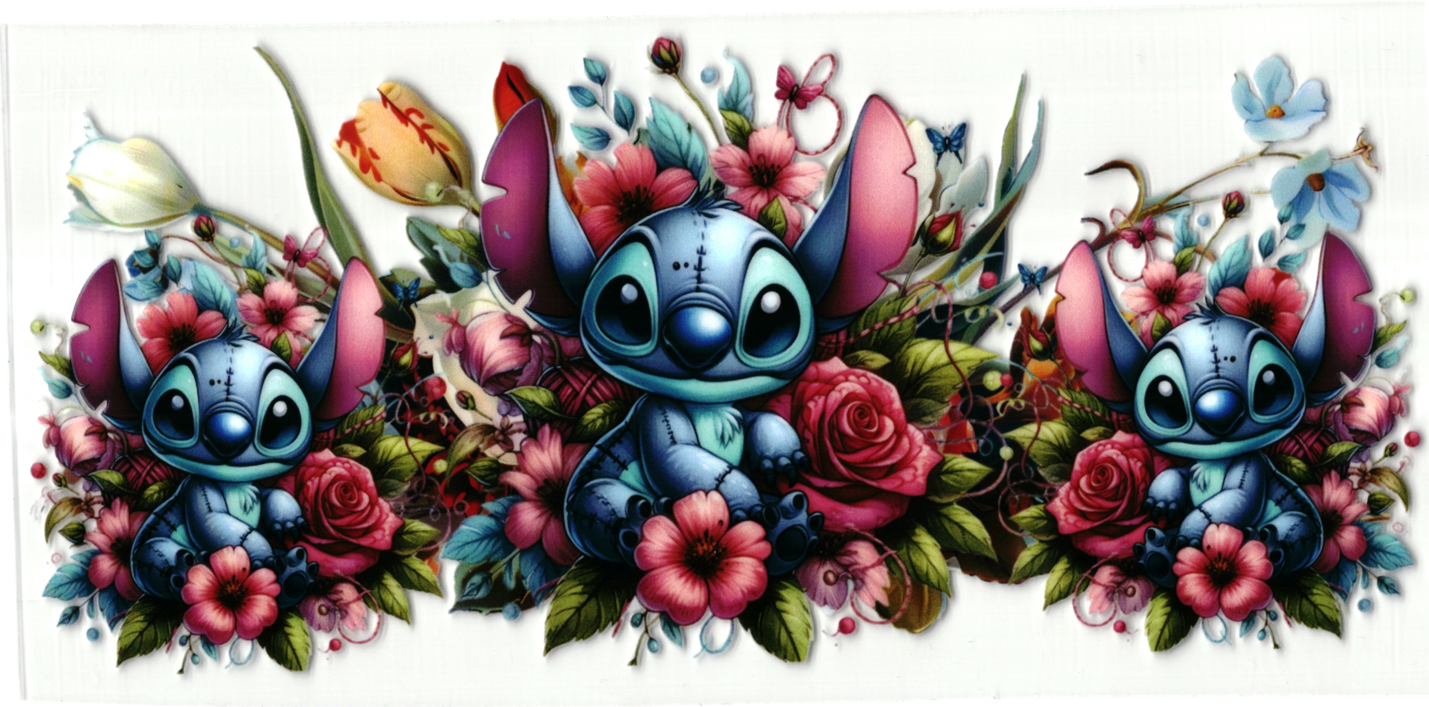 UV DTF cup sticker Stitch