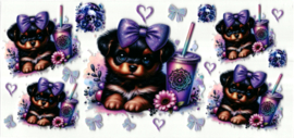 UV DTF cup stickers hondje