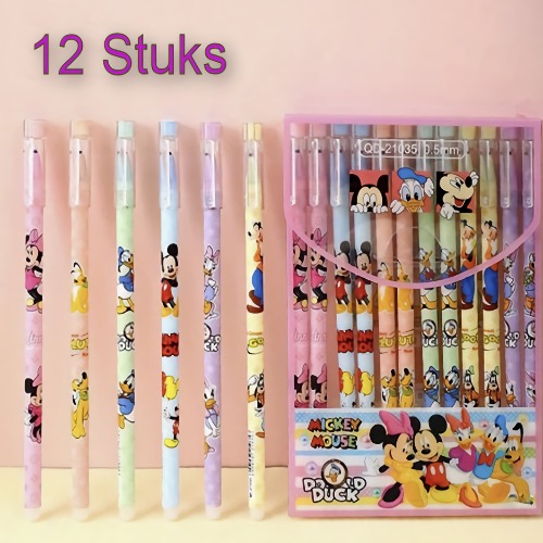 Mickey Mouse pennen 12 stuks