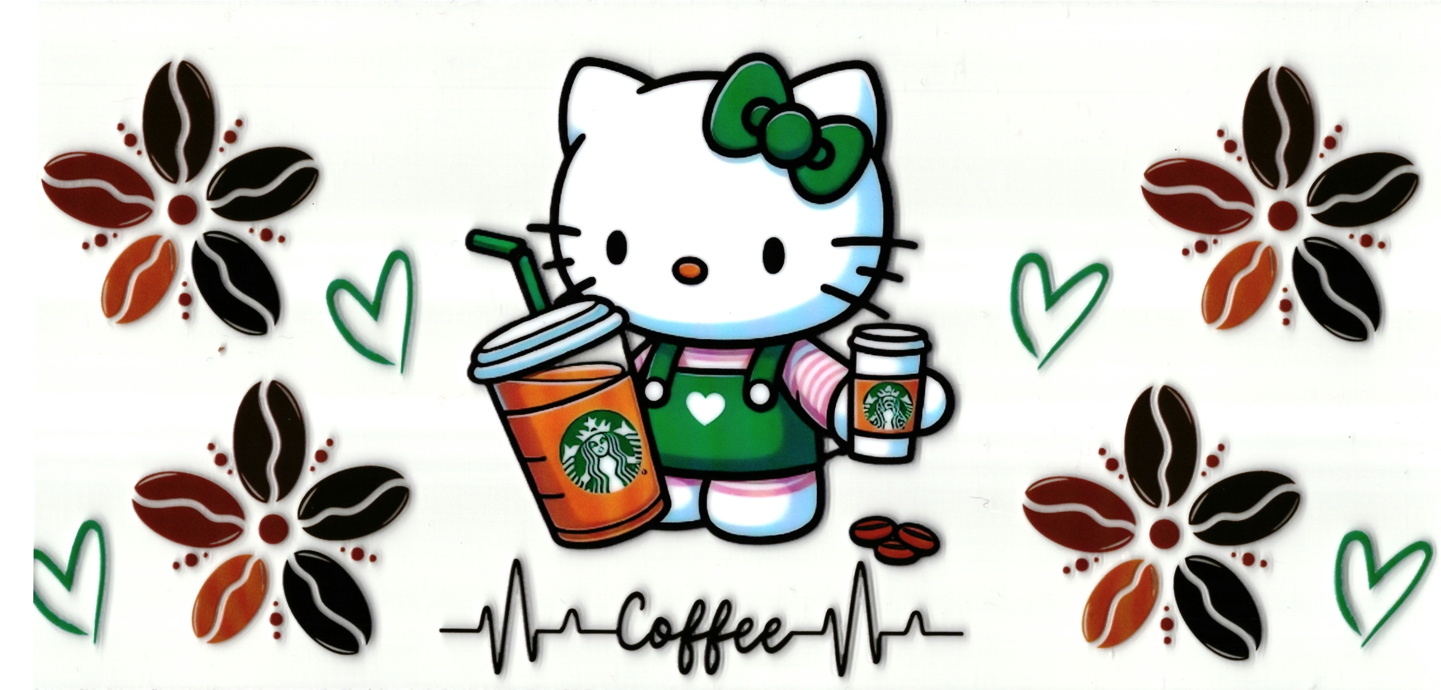 UV DTF cup sticker Hello Kitty