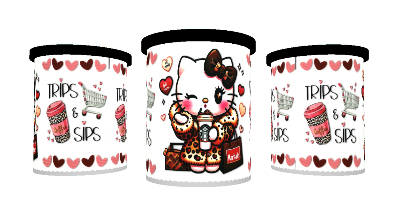 UV DTF cup sticker Hello Kitty