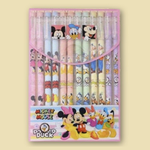 Mickey Mouse pennen 12 stuks