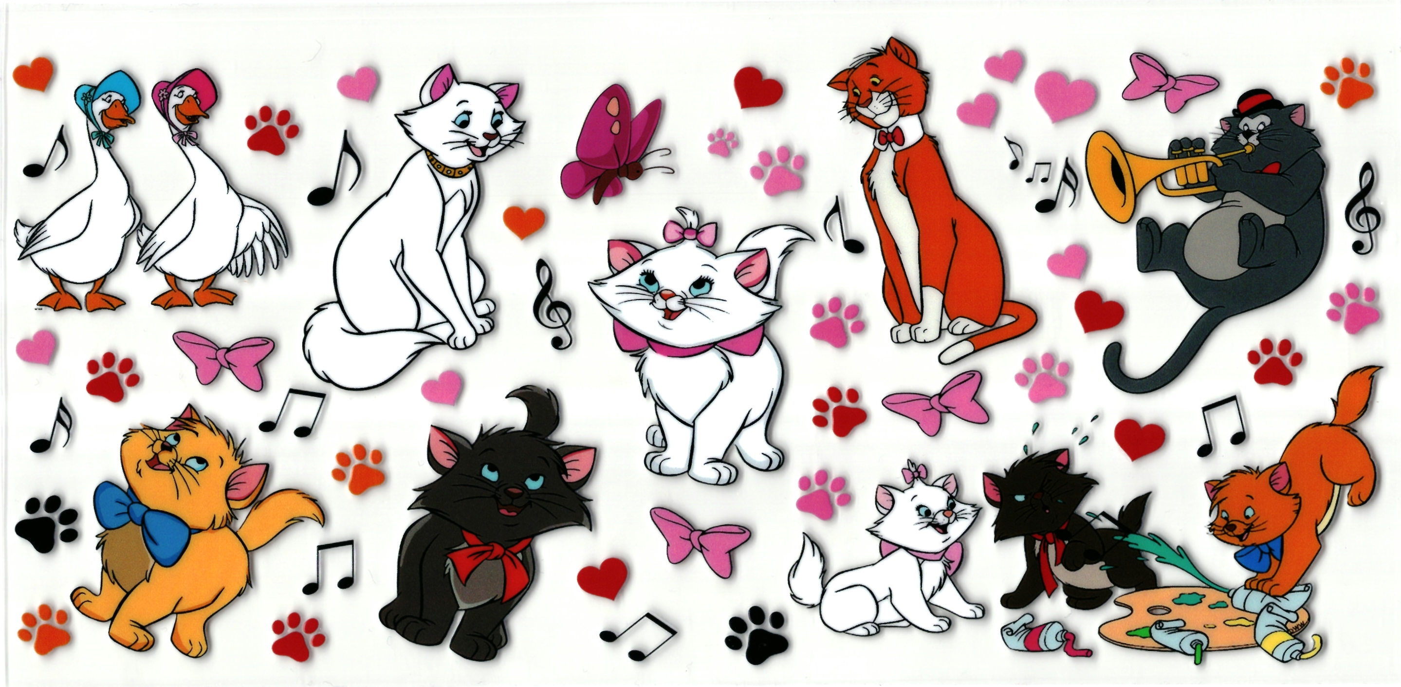 UV DTF cup sticker Aristo katten