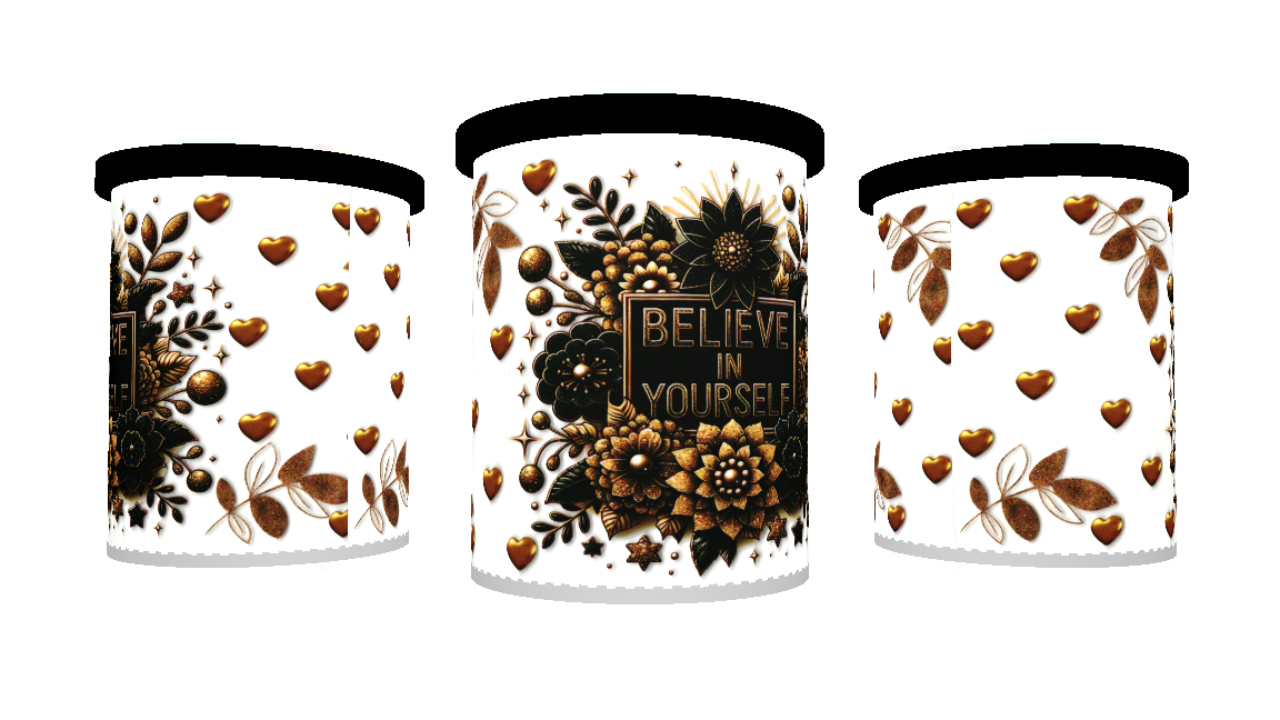 UV DTF cup sticker believe-geloof