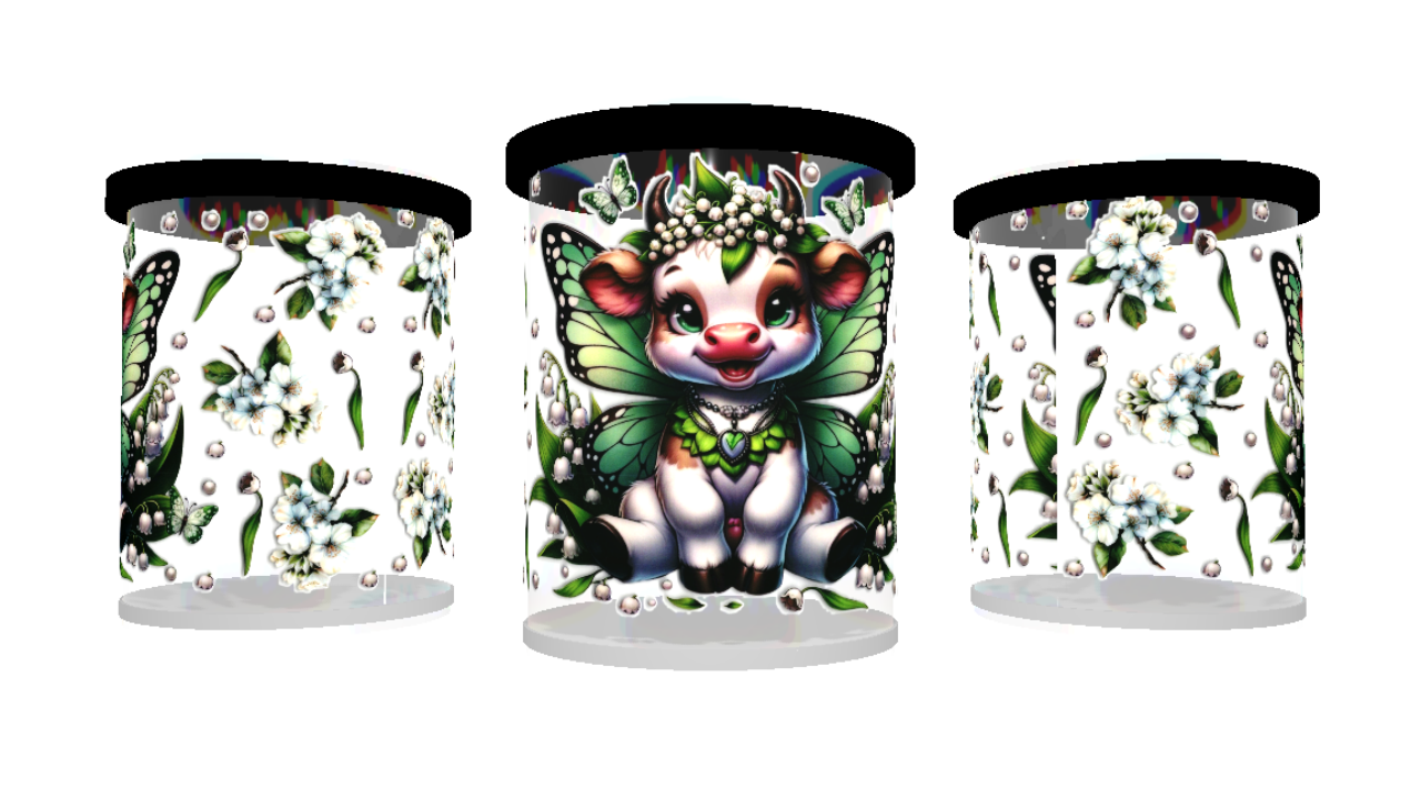 UV DTF cup sticker koe - engel