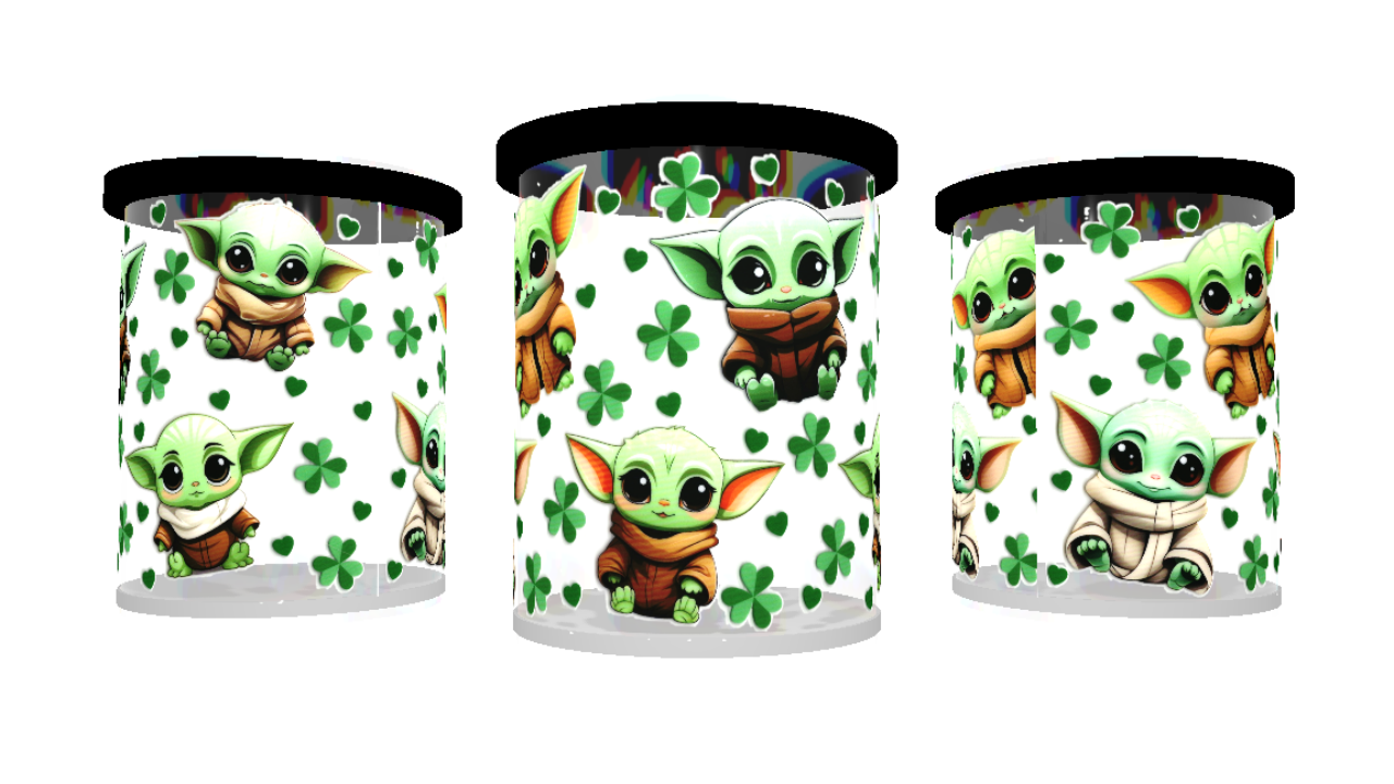 UV DTF cup sticker Yoda - StarWars