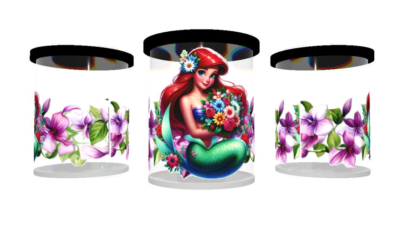 UV DTF cup sticker kleine zeemermin
