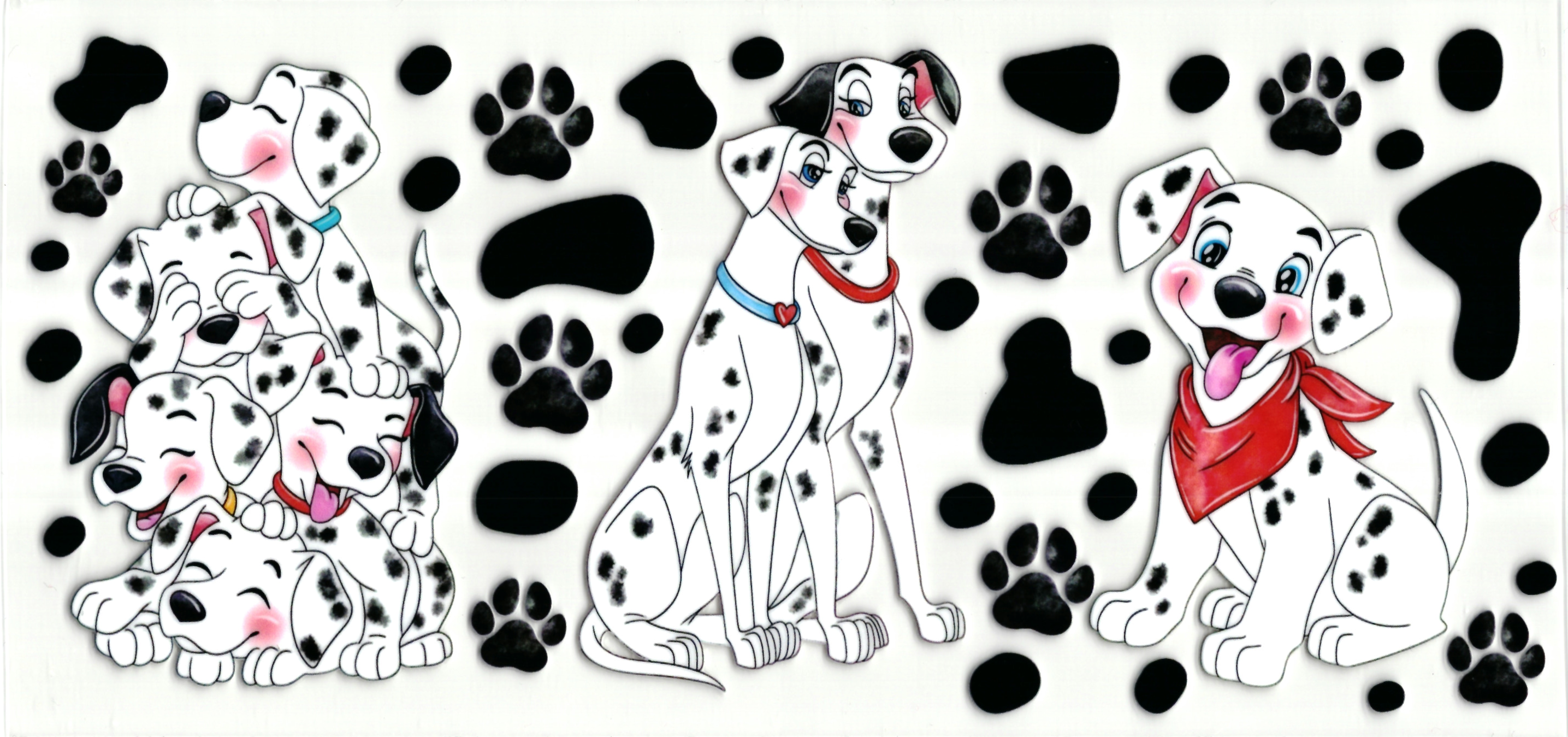 UV DTF cup sticker 101 dalmatiers