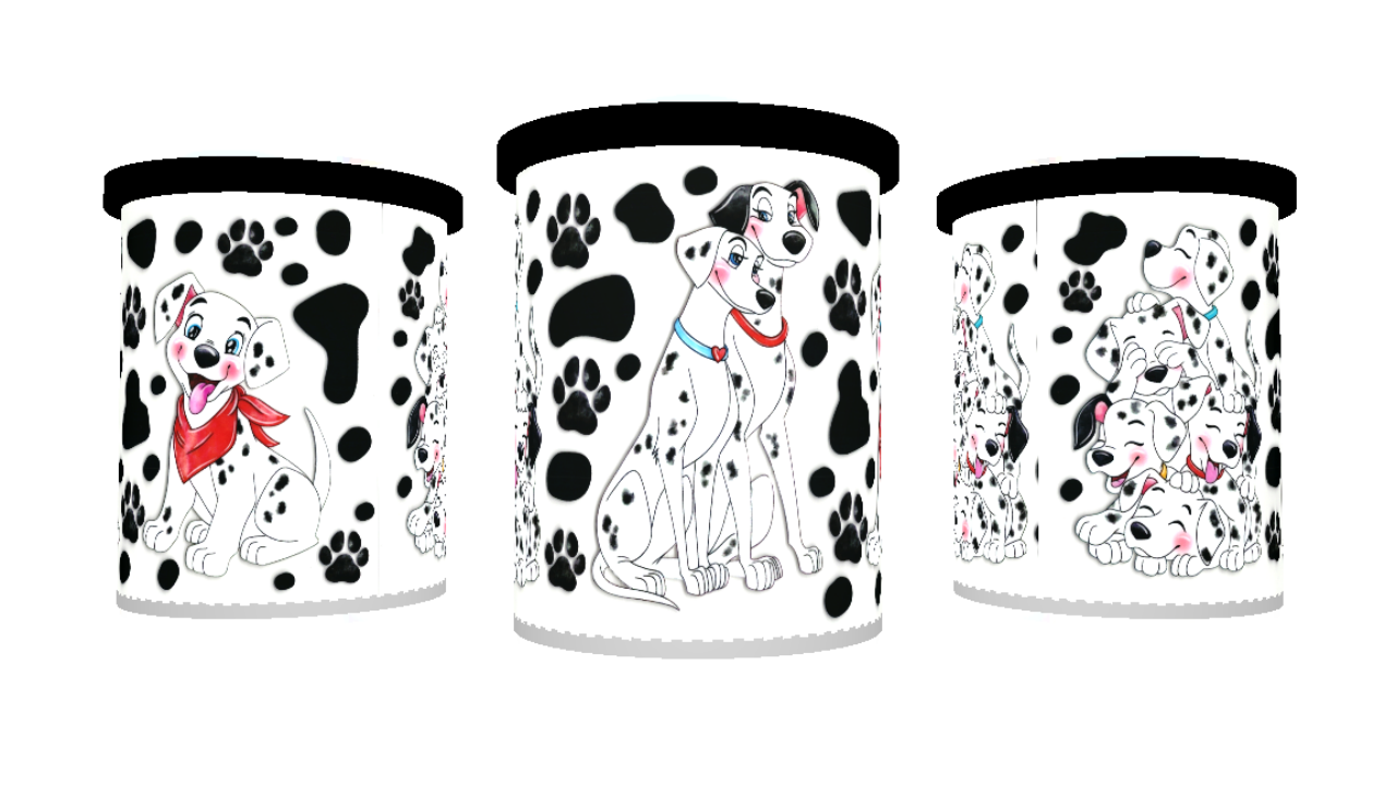 UV DTF cup sticker 101 dalmatiers