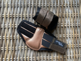 Mesh boots rose gold