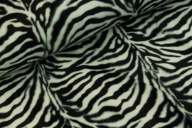 Harnesspad velboa zebra