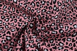 Tuigonderlegger pink leopard