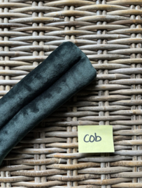Chin pad velvet dark green | cob