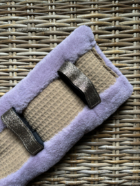 Harnesspad budget fur mauve | mini