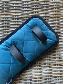 Lungingpad diamond velvet petrol