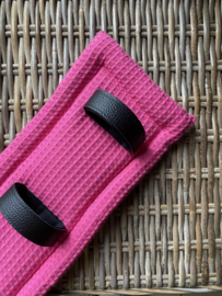Tuigonderlegger 100% katoen fuchsia