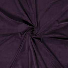 Stirrup covers matte velvet dark purple