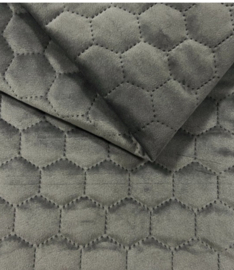 Lungingpad honeycomb velvet grey