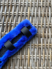 Headpiece pad budget fur royal blue