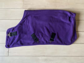 Double fleece blanket purple