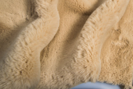 Brushboots luxury fur beige