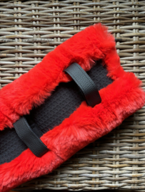 Harensspad luxury fur red | mini