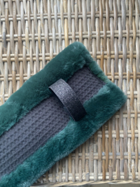 Longeeronderlegger budget fur dark green