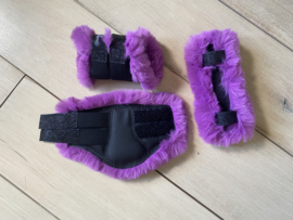 Luxury fur purple set | mini