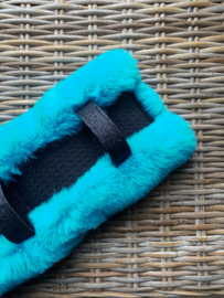 Lungingpad luxury fur turquoise