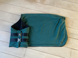 Double fleece deken dark green