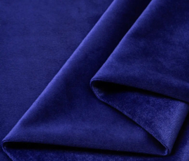 Chin pad velvet royal blue