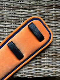Harnesspad matte velvet orange | mini